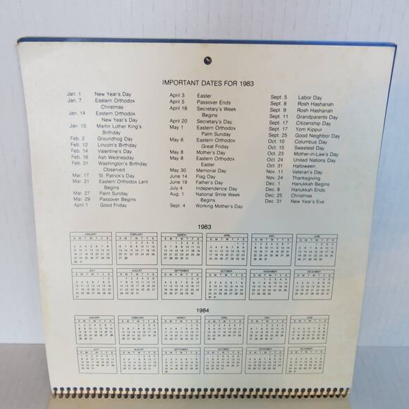 Ziggy 1983 Wall Calendar Close Encounters No Writing American Greetings Vintage - Picture 10 of 12